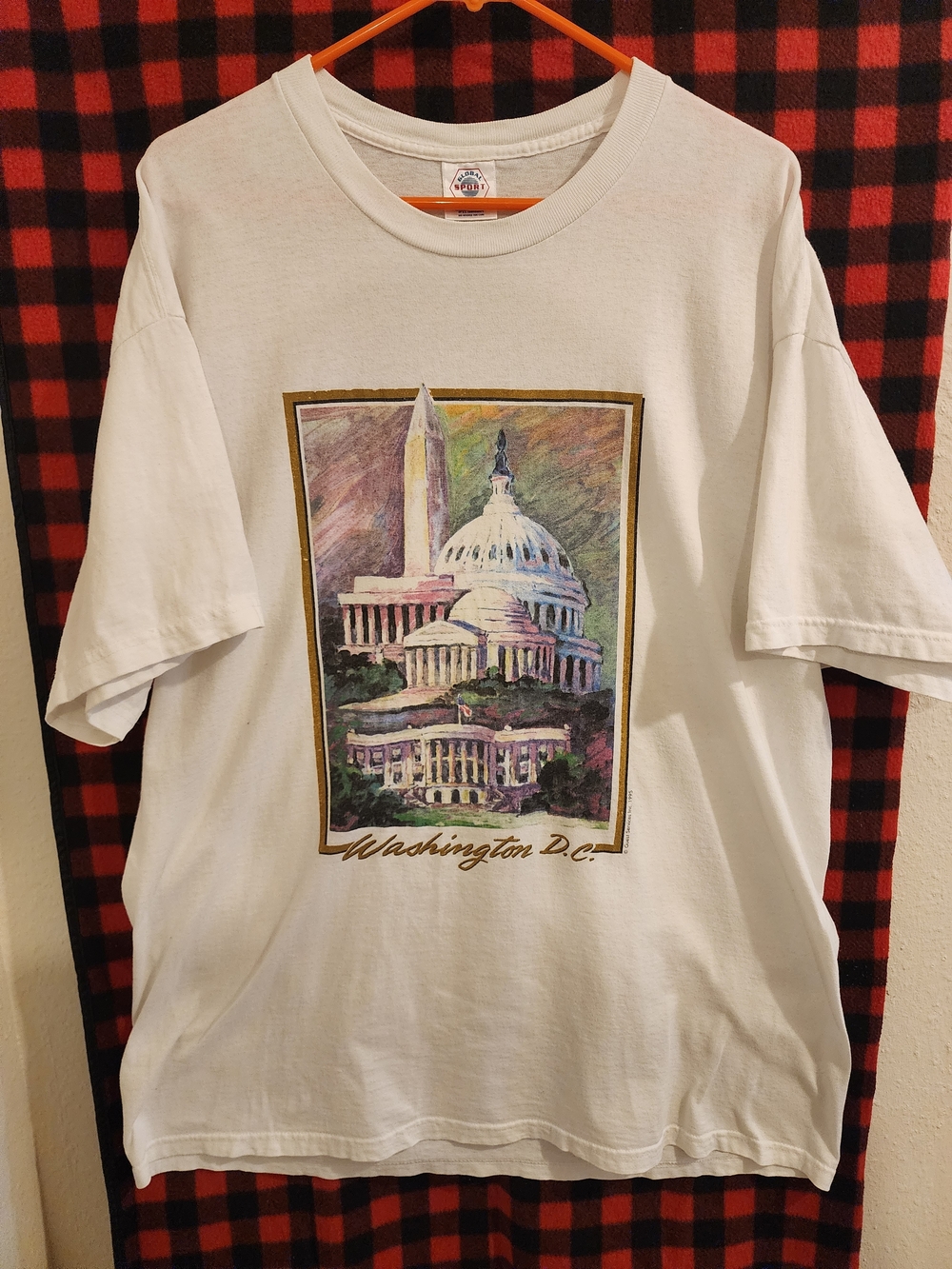 1995 White Washington D.C. Graphic Tee
